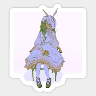 Bunny prophet Sticker